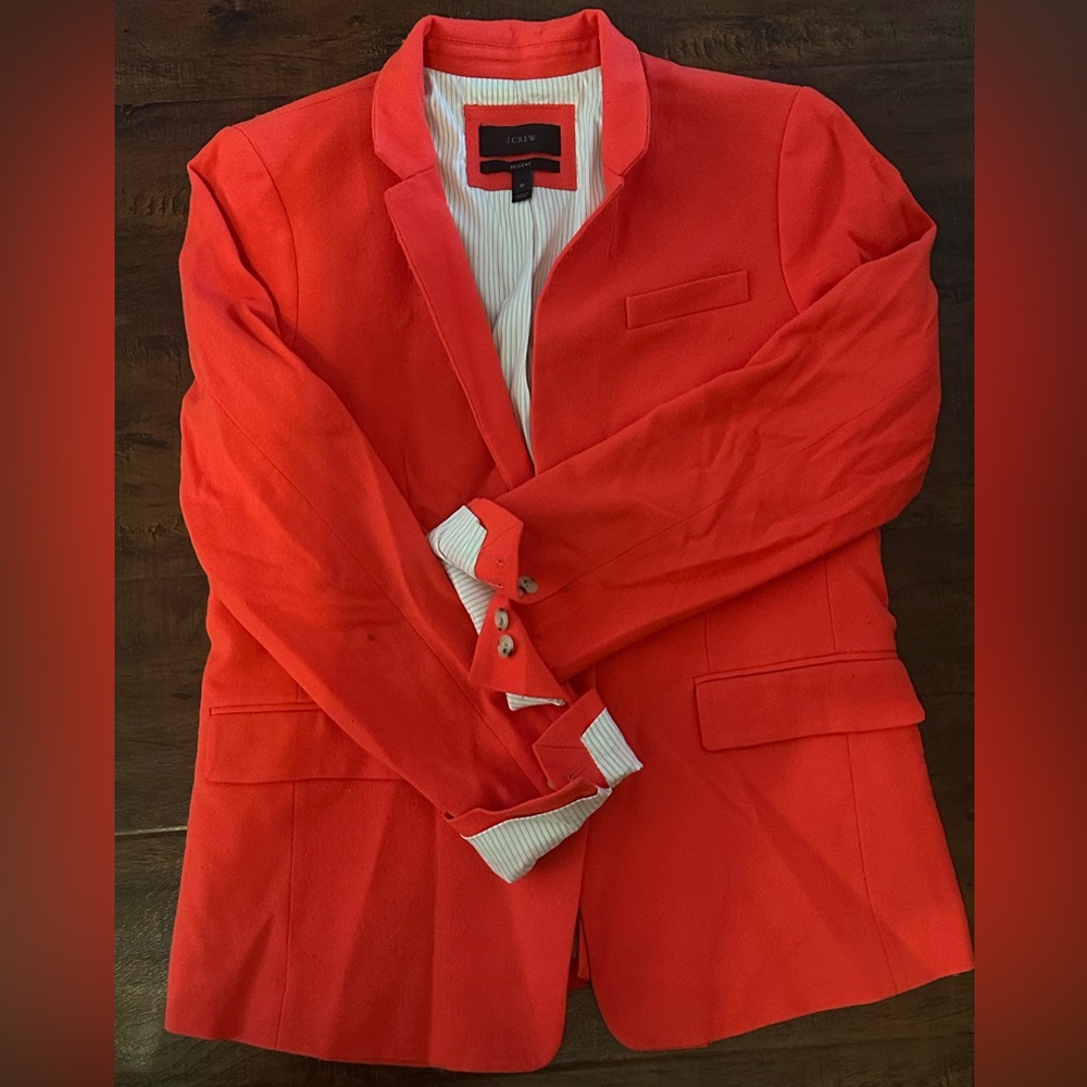 J. Crew Red Blazer